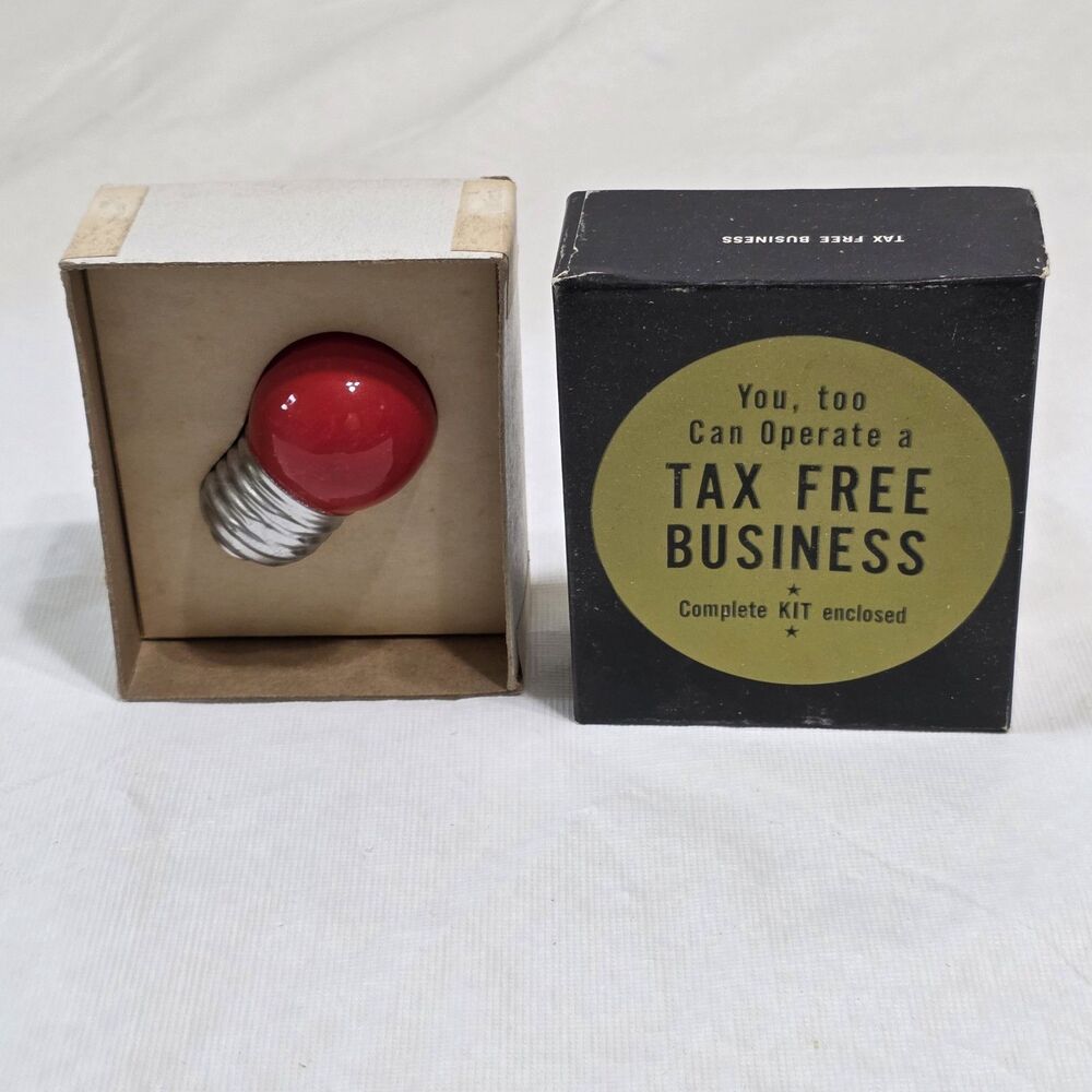 VTG Red Light Special Business Complete "Kit" Inside Gag Gift